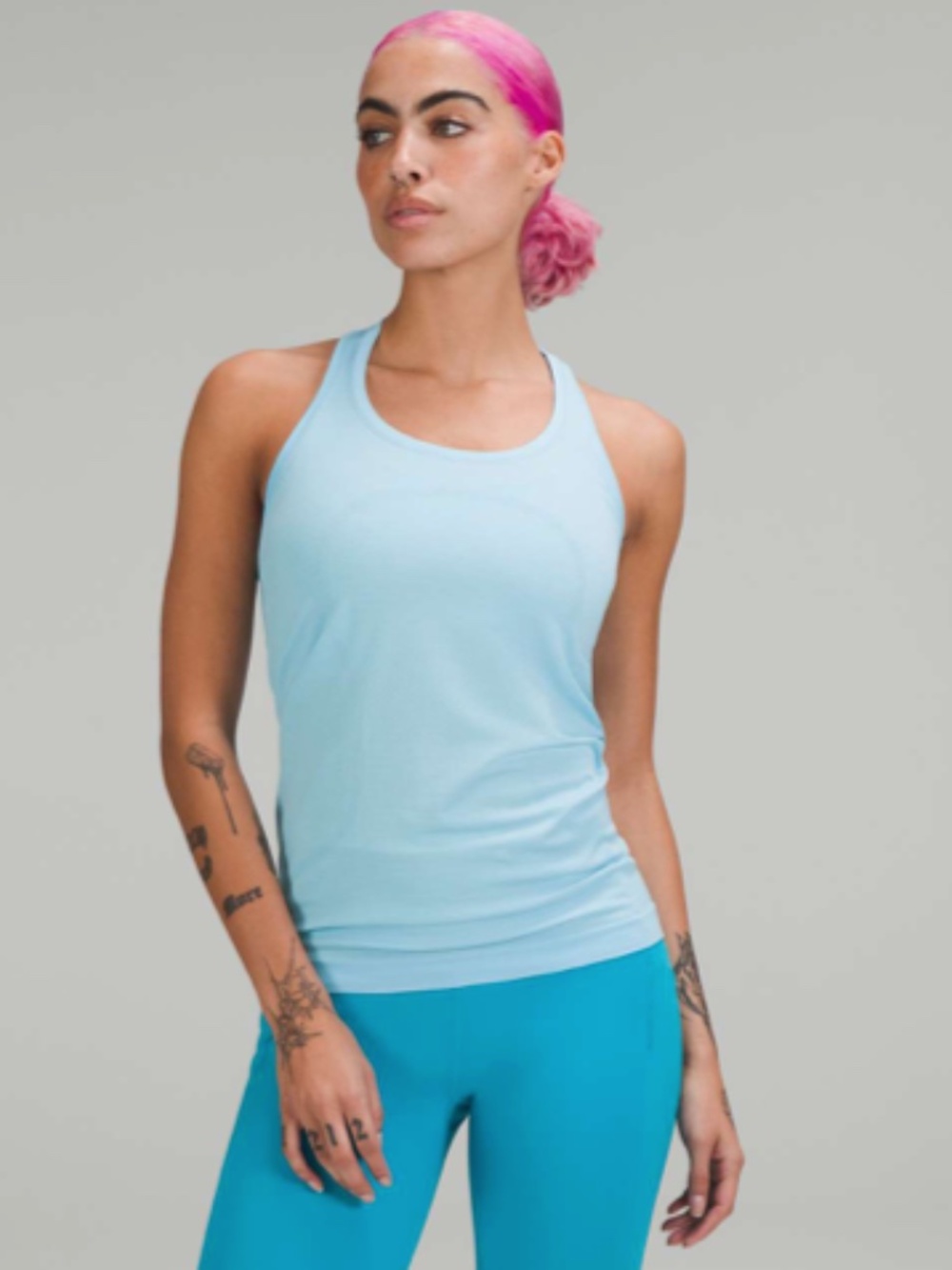 Lululemon Swiftly Tech Racerback Tank Top 2.0 - Women's - Blue Chill - Size 4